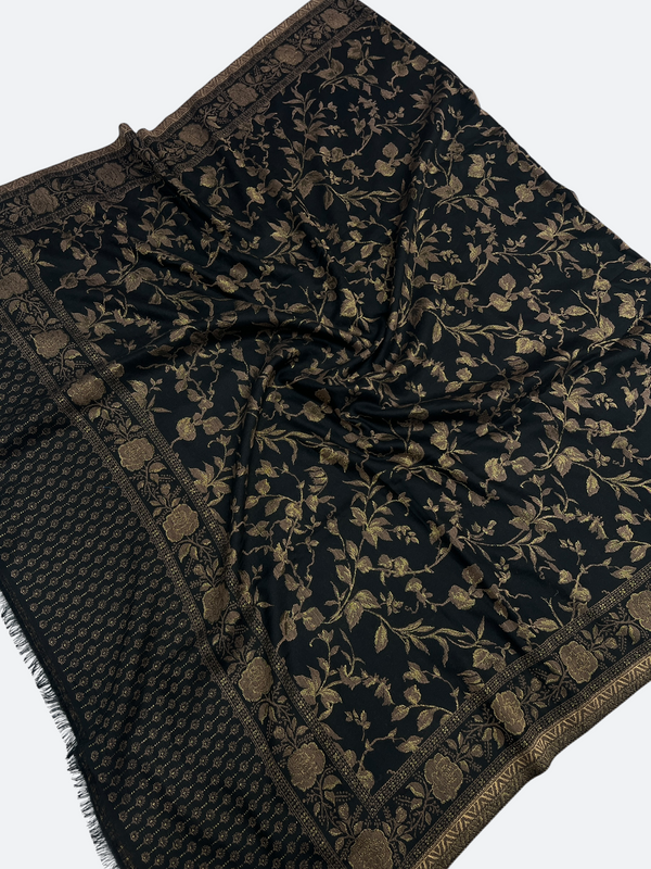 Pashmina kani shawls - 04 - Tajmehalhandicrafts