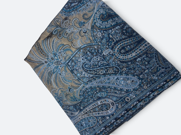 Moonlight Kani Border Shawl – Winter & Festive Collection - Tajmehalhandicrafts