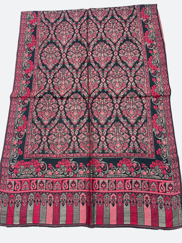 Kani woven stole pakistan - Tajmehalhandicrafts