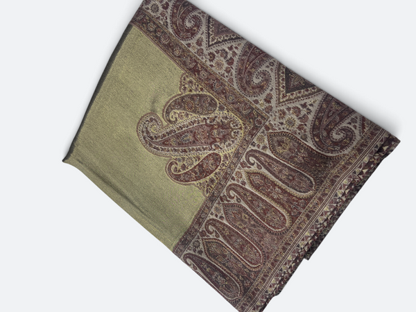 Traditional Kashmiri moonlight kani Border - Tajmehalhandicrafts