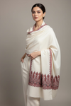 Women Pure Pashmina Sozni Embroidery Kashmiri Scarf
