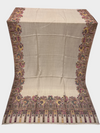 3d kani woolen Border shawl - 05 - Tajmehalhandicrafts