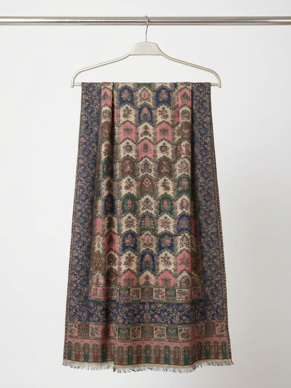 Bakhtiari Woven Woolen Shawl – Traditional Pattern