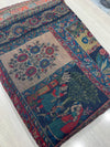 Navy & Gold Medallion Moonlight Zari Kani Pashmina Shawl | Taj Mehal Handicrafts
