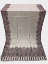 3d kani woolen Border shawl - 08 - Tajmehalhandicrafts