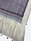 Handcrafted Ajrakh Design Gajji Silk Dupatta - Tajmehalhandicrafts