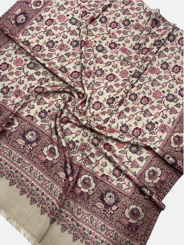 Traditional Pakistani Kani Wool Shawls - 04 - Tajmehalhandicrafts