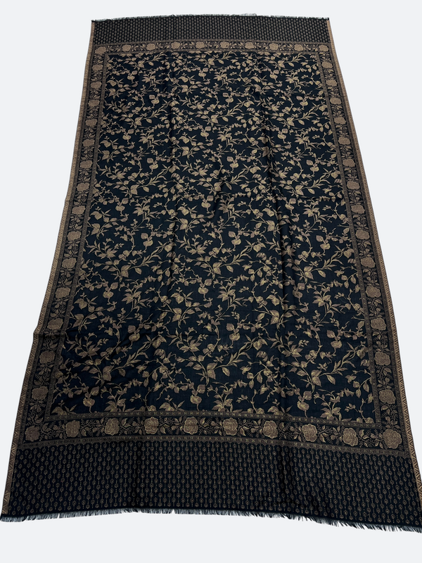 Pashmina kani shawls - 04 - Tajmehalhandicrafts