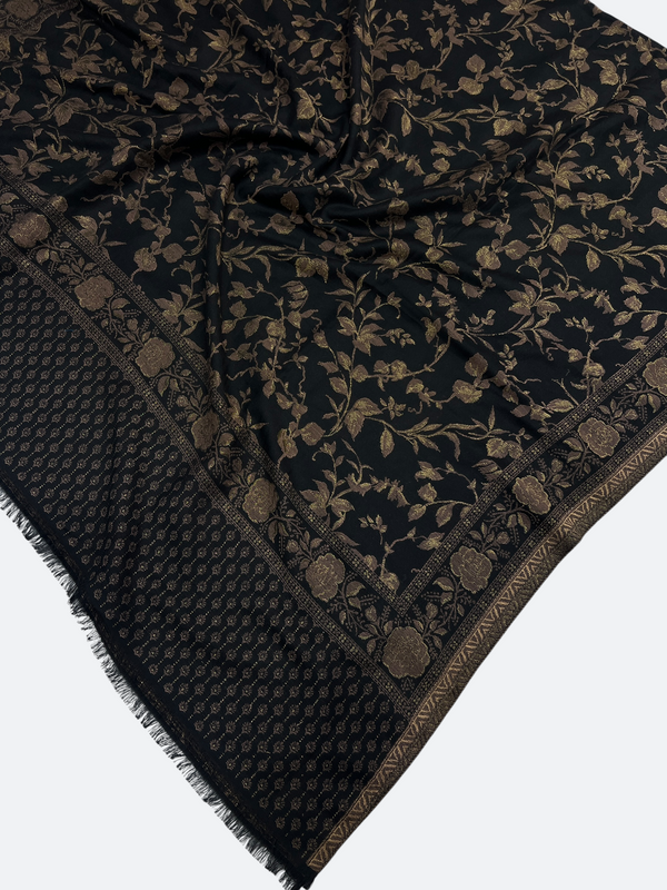 Pashmina kani shawls - 04 - Tajmehalhandicrafts