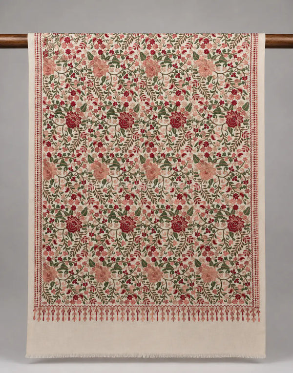Elevate Your Style with Our Aari Embroidery Wool Shawl – A Blend of Tradition and Luxury