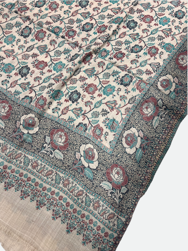 Full kani woolen Shawl - Tajmehalhandicrafts