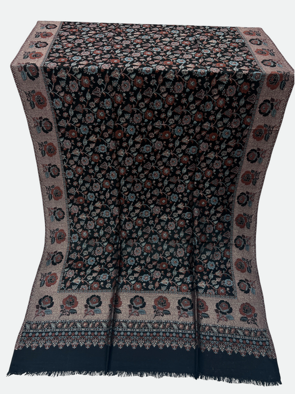Traditional Pakistani Kani Wool Shawls - 03 - Tajmehalhandicrafts