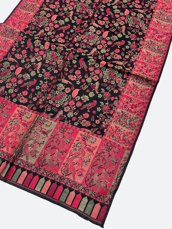 Kani Woolen Stole: Embrace Timeless Elegance and Comfort - Tajmehalhandicrafts