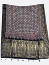 Ajrakh Print Dola Silk Dupatta online - Tajmehalhandicrafts