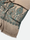 Kani Woolen Pula Border Shawl - Tajmehalhandicrafts