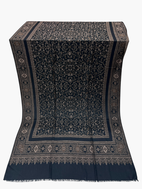 Full kani woolen Shawl - 07 - Tajmehalhandicrafts