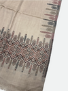 Woolen Swati Cross-Stitch Border Shawl - 03 - Tajmehalhandicrafts