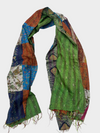 Hand Work Silk Kantha Stitch Stole - 05