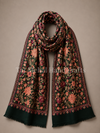 Luxurious Aari Work Wool Stole for Elegant Every Occasion