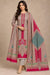 Skin tone Kani Moonlight suit by Taj Mehal Handicrafts