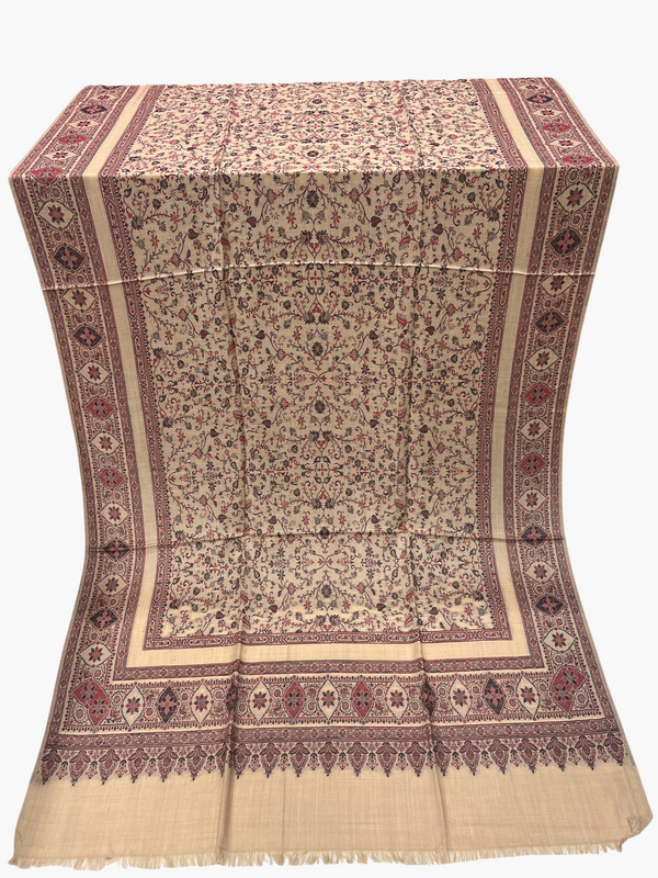 Full kani woolen Shawl - 06 - Tajmehalhandicrafts