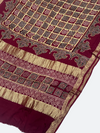 Traditional Ajrakh Design Patalo Gajji Silk Duppata - Tajmehalhandicrafts