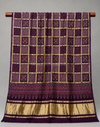 Beautiful Ajrakh Gajji Silk Dupatta – Sindhi Traditional Design - Tajmehalhandicrafts