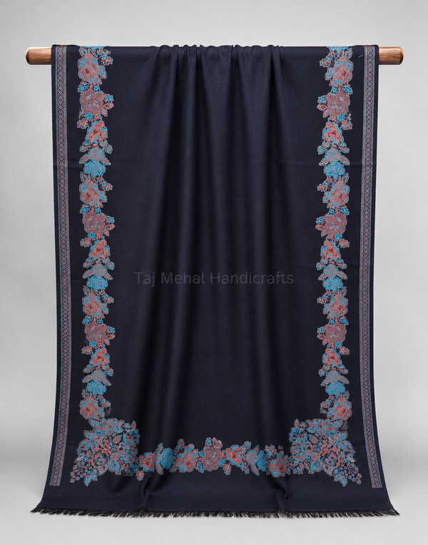 Elevate Your Style with the Exquisite Kani Gulab Shawl - Tajmehalhandicrafts