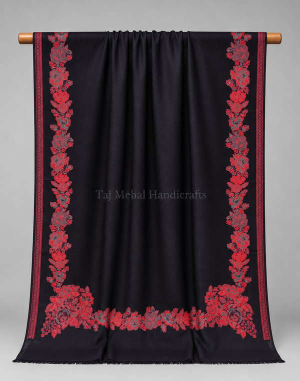 Elevate Your Style with the Exquisite Kani Gulab Shawl - Tajmehalhandicrafts