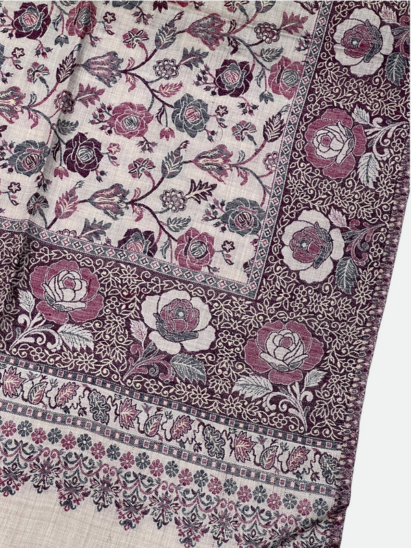Traditional Pakistani Kani Wool Shawls - 01 - Tajmehalhandicrafts
