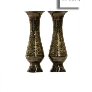Handmade Brass Vase 10″ Pair