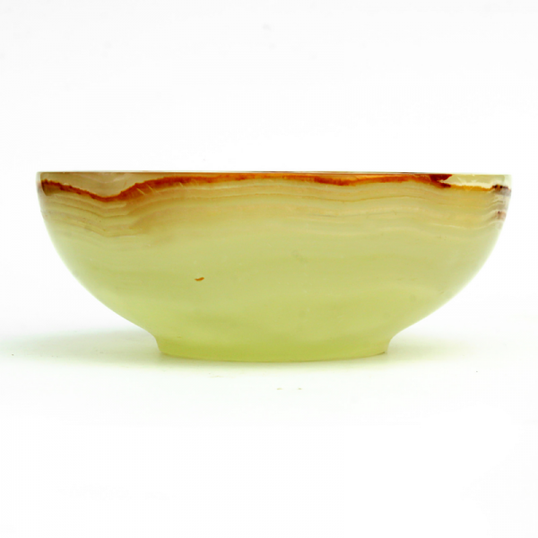 Beautifully handcrafted Multi green Onyx Serving Bowl