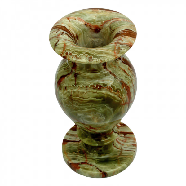 Decorative Multi Green Onyx Flower Vase