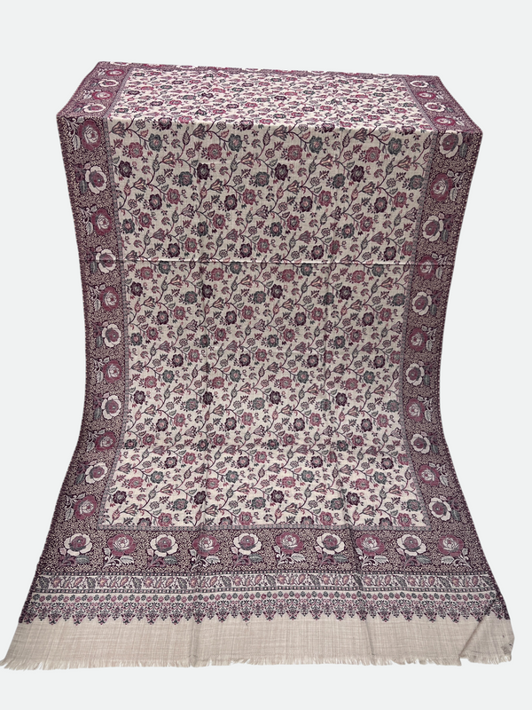 Traditional Pakistani Kani Wool Shawls - 01 - Tajmehalhandicrafts