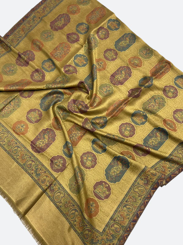 Pashmina kani shawls - 07 - Tajmehalhandicrafts