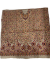 3-Piece Kani Woolen unstitched Suit - Camel - Tajmehalhandicrafts
