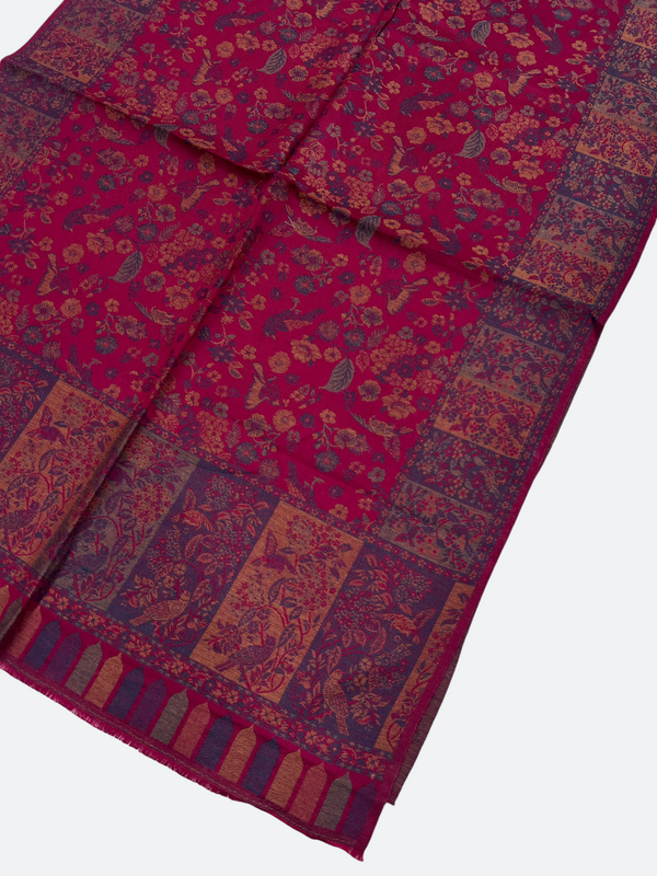 Kani Woolen Stole Pakistan | Traditional Stoles - Tajmehalhandicrafts