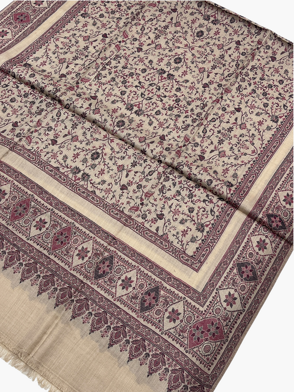 Full kani woolen Shawl - 06 - Tajmehalhandicrafts