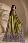 Moonlight Kani Border Shawl – Traditional Kashmiri Design