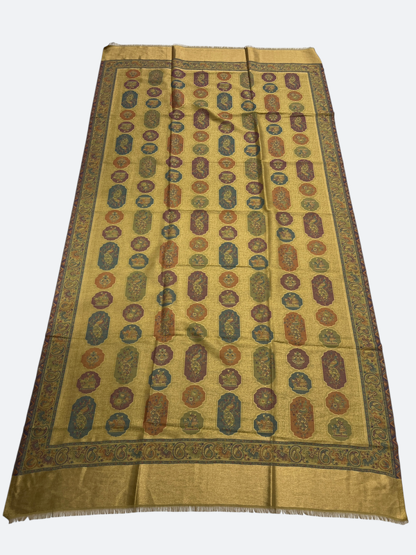 Pashmina kani shawls - 07 - Tajmehalhandicrafts