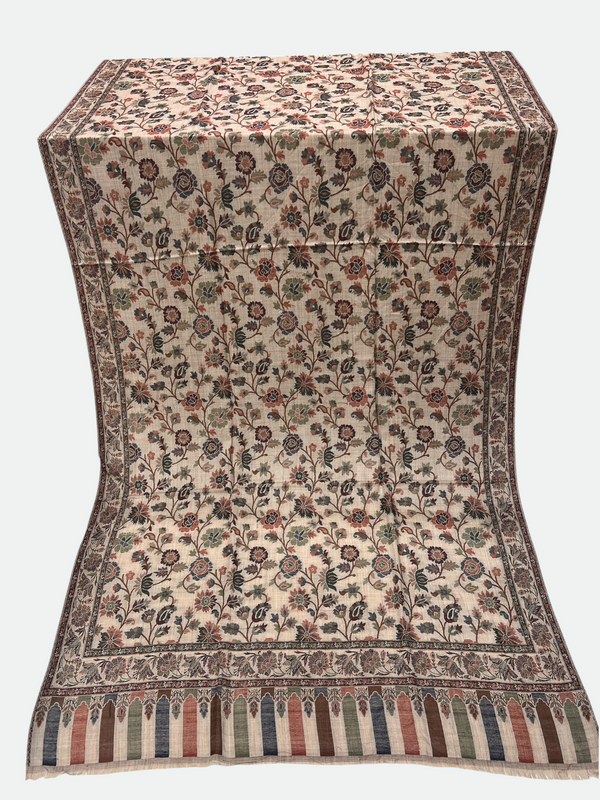 Transform Your Wardrobe with Our Luxury Wool Kani Shawl - Tajmehalhandicrafts