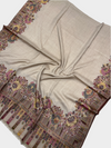 3d kani woolen Border shawl - 05 - Tajmehalhandicrafts
