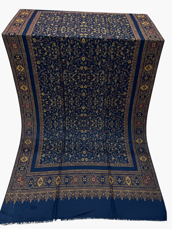 Full kani woolen Shawl - 08 - Tajmehalhandicrafts
