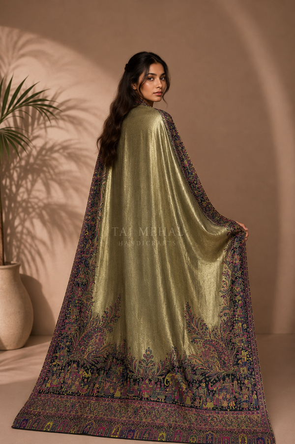 Premium Kani Moonlight Shawl – Pashmina Luxury
