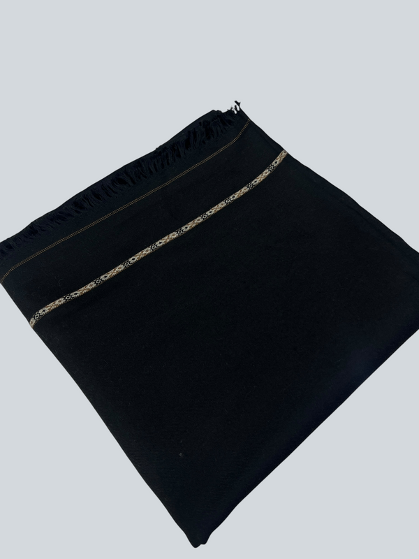 Elegant Black Pashmina Shawls for Men – Elevate Your Wardrobe Effortlessly
