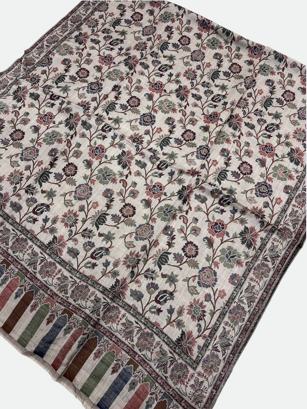 Transform Your Wardrobe with Our Luxury Wool Kani Shawl - Tajmehalhandicrafts