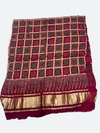 Traditional Ajrakh Design Patalo Gajji Silk Duppata - Tajmehalhandicrafts