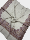 3d kani woolen Border shawl - Tajmehalhandicrafts