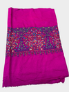 Pure Pashmina Hand-Embroidered Sozni Border Shawl