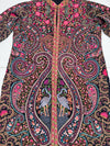 One-of-a-Kind Handmade Kashmiri Embroidered Coat – Bird & Paisley Design